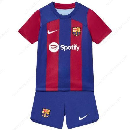 Barcelona Koszulka Podstawowa Zestaw piłkarski dla dzieci 23/24